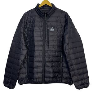 Gerry Mens Down Fill Power 650 Puffer Jacket Black Coat XL Quilted Outdoor Work